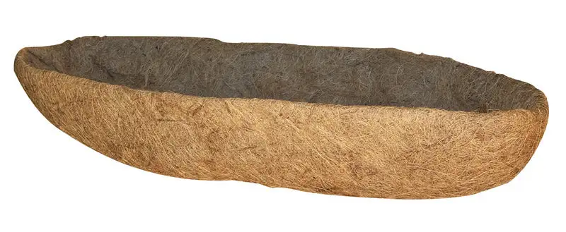 Panacea 36 . D Coco Fiber Basket Liner Brown Pack 12