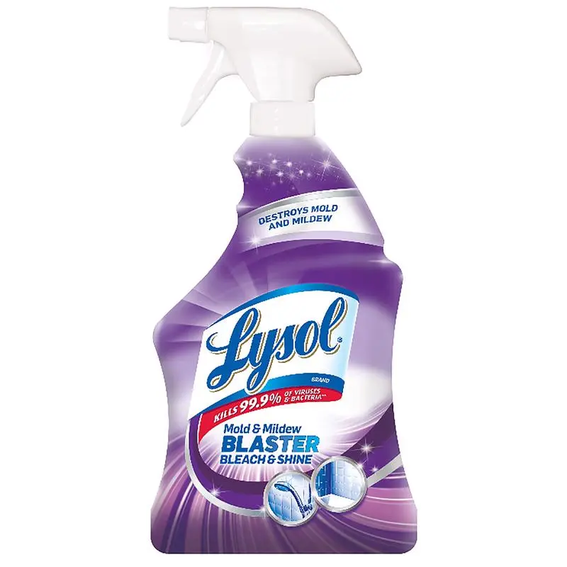 Lysol Mold and Mildew Stain Remover 32 oz Pack 12 Bathroom Cleaner