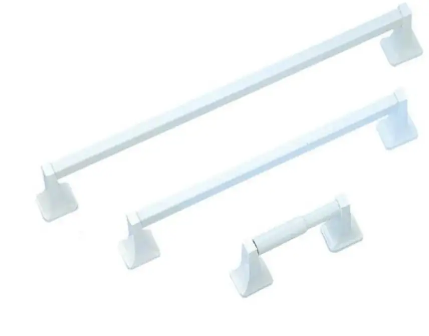 Boston Harbor PBC001-WH Metal Bath Accessory Set White