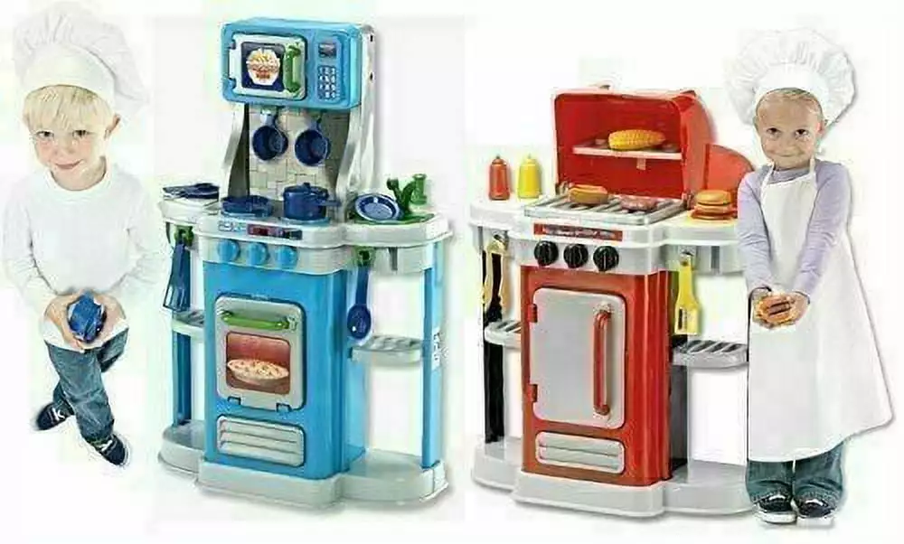 Vintage Amloid 2--1 Cooking Kitchen and Grilling BBQ Set