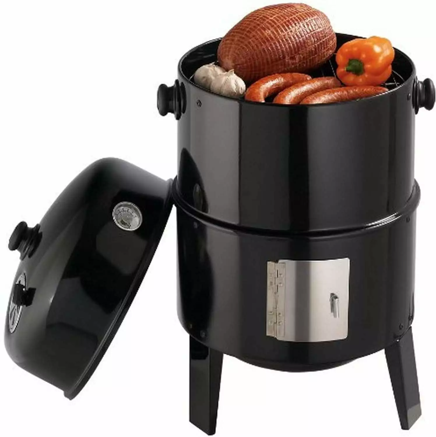 Grill Pro 31816 16-Inch Smoker Outdoor BBQ and Grilling GrillPro