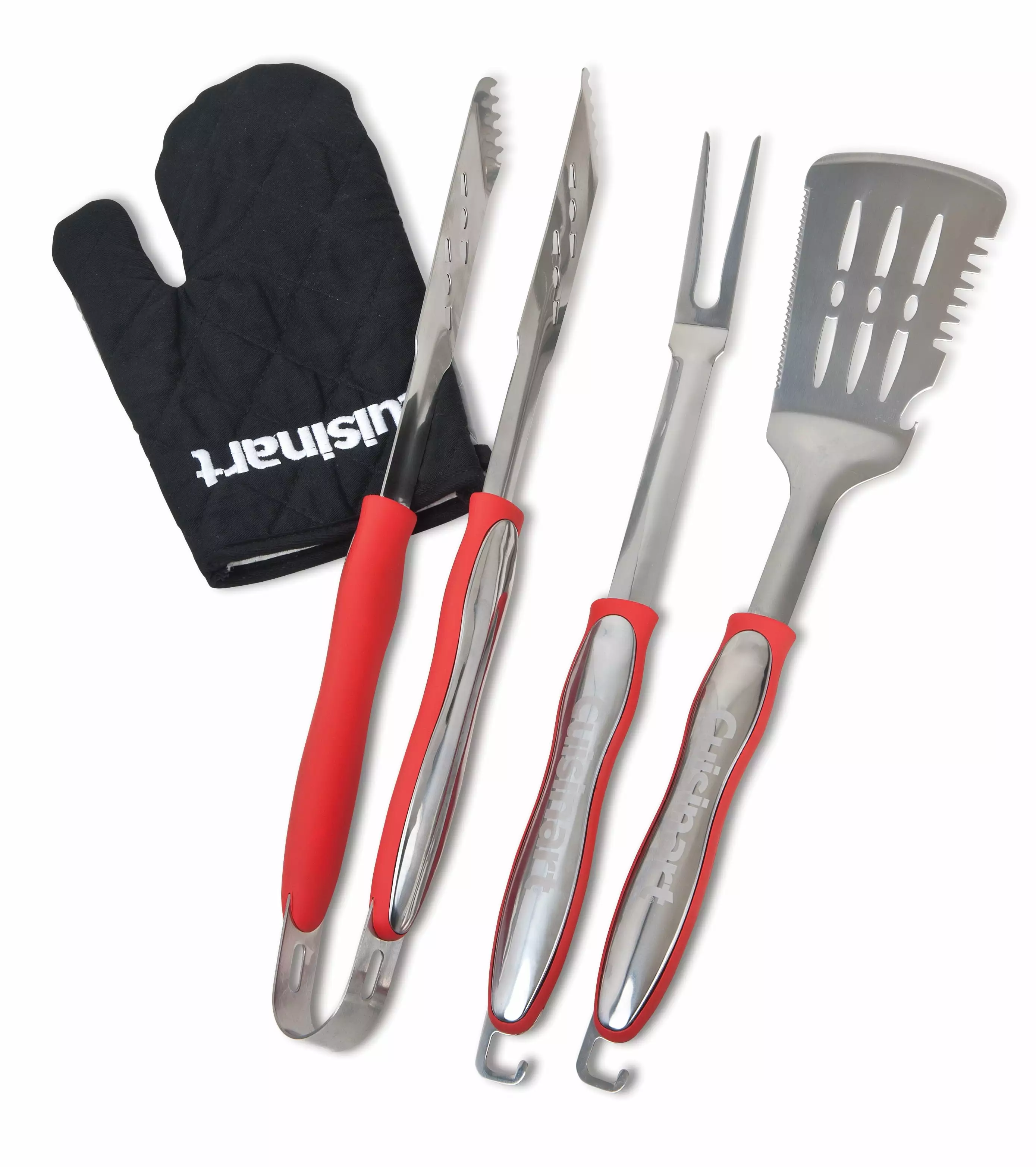 Cuisinart 4-Piece Grill Tool Set Grill Glove CGS-134 Essential BBQ Accessories