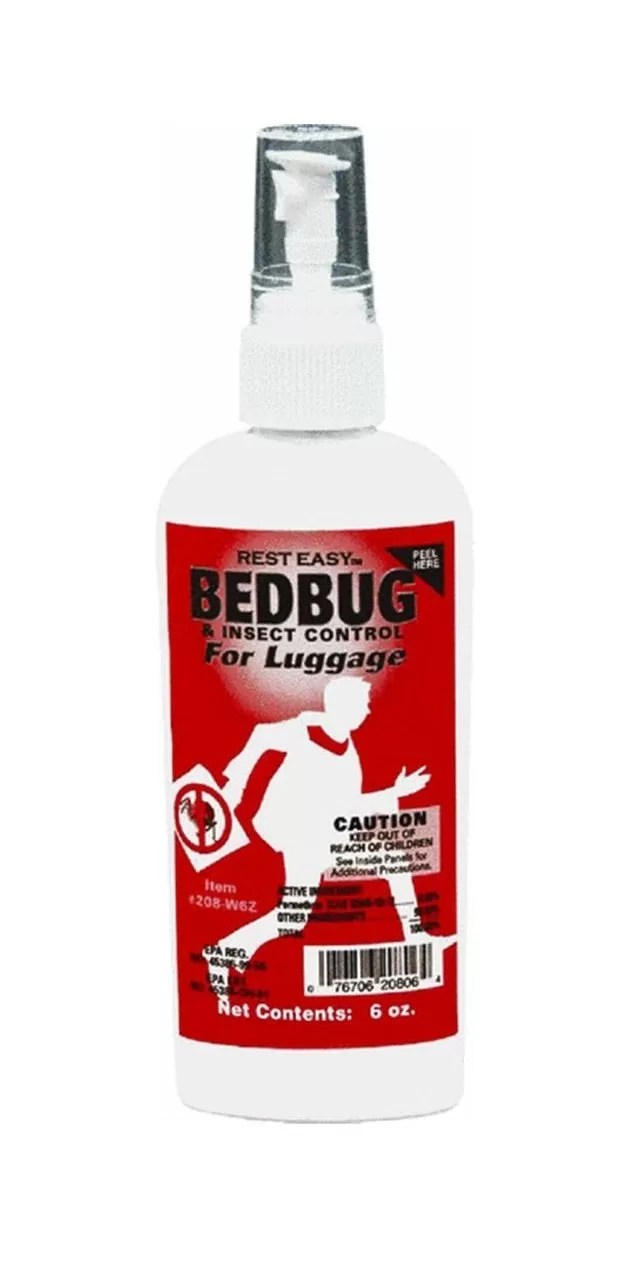 JT Eaton 208-W6Z Rest Easy Bedbug Luggage Spray 6 Oz Travel Insect Repellent