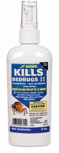 Jt Eaton 207-W6Z Kills Bedbugs II 6 Oz - Fast-Acting Bed Bug Spray