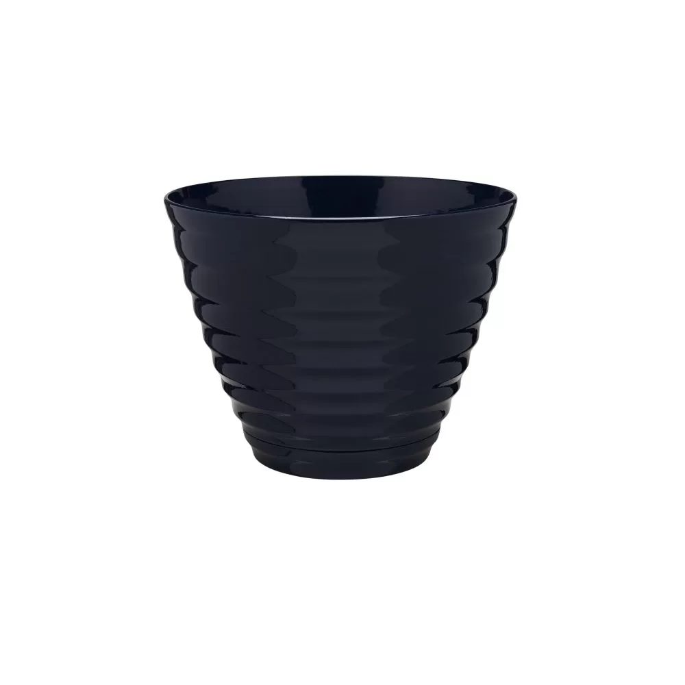 Southern Patio HDR-064770 Navy Round Beehive Planter 15.9 Inch Outdoor Decor