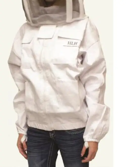 Harvest Lane Honey Beekeepers Jacket Hood White Small CLOTHSJS-102