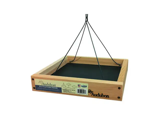 Audubon 3--1 Platform Feeder 13 Inches Multiple Bird Species