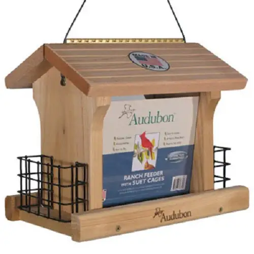 Audubon Large Ranch Bird Feeder Suet 5 Lbs Capacity Outdoor Use