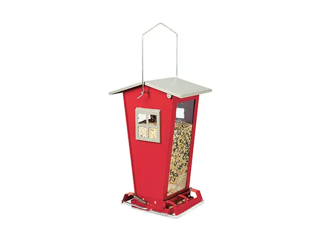 Audubon Snack Shack Squirrel Resistant Bird Feeder 7 Lbs Capacity Outdoor Bird Watching
