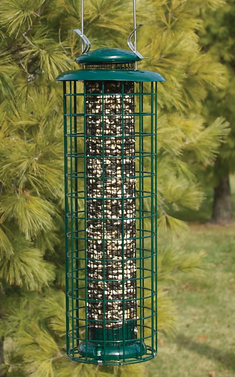 Audubon Squirrel-Resistant Caged Screen Bird Feeder 16 Inches Outdoor Use
