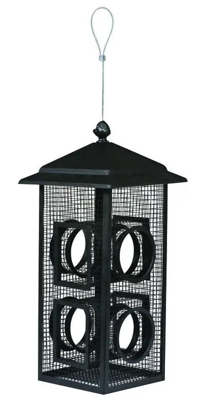 Perky-Pet Wild Bird 2 lb Metal Mesh Fly-Thru Bird Feeder 8 Ports