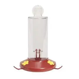 8-oz. Window Mount Hummingbird Feeder Clear View Various