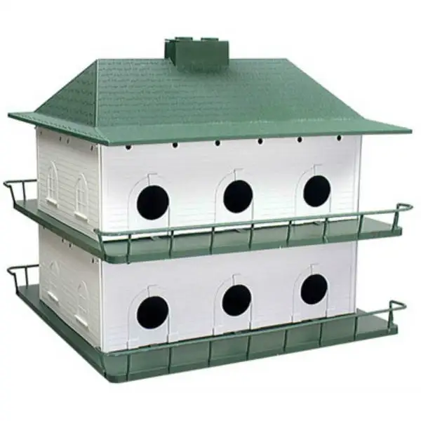 Heath PH-12 Durable Light Weight Plastic Purple Martin House 12-Room Bird House