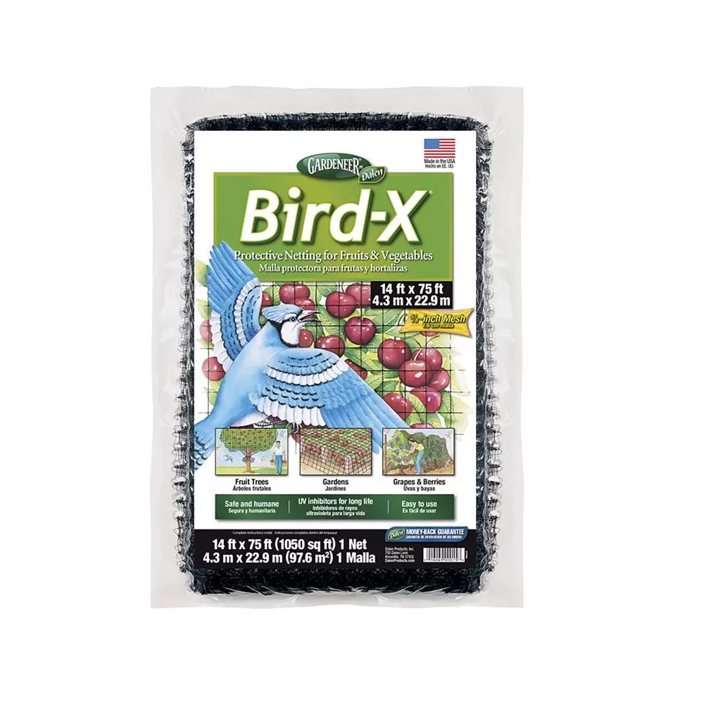 Gardeneer BN-5 Bird-X Bird Netting 14 Feet x 75 Feet Garden Protection