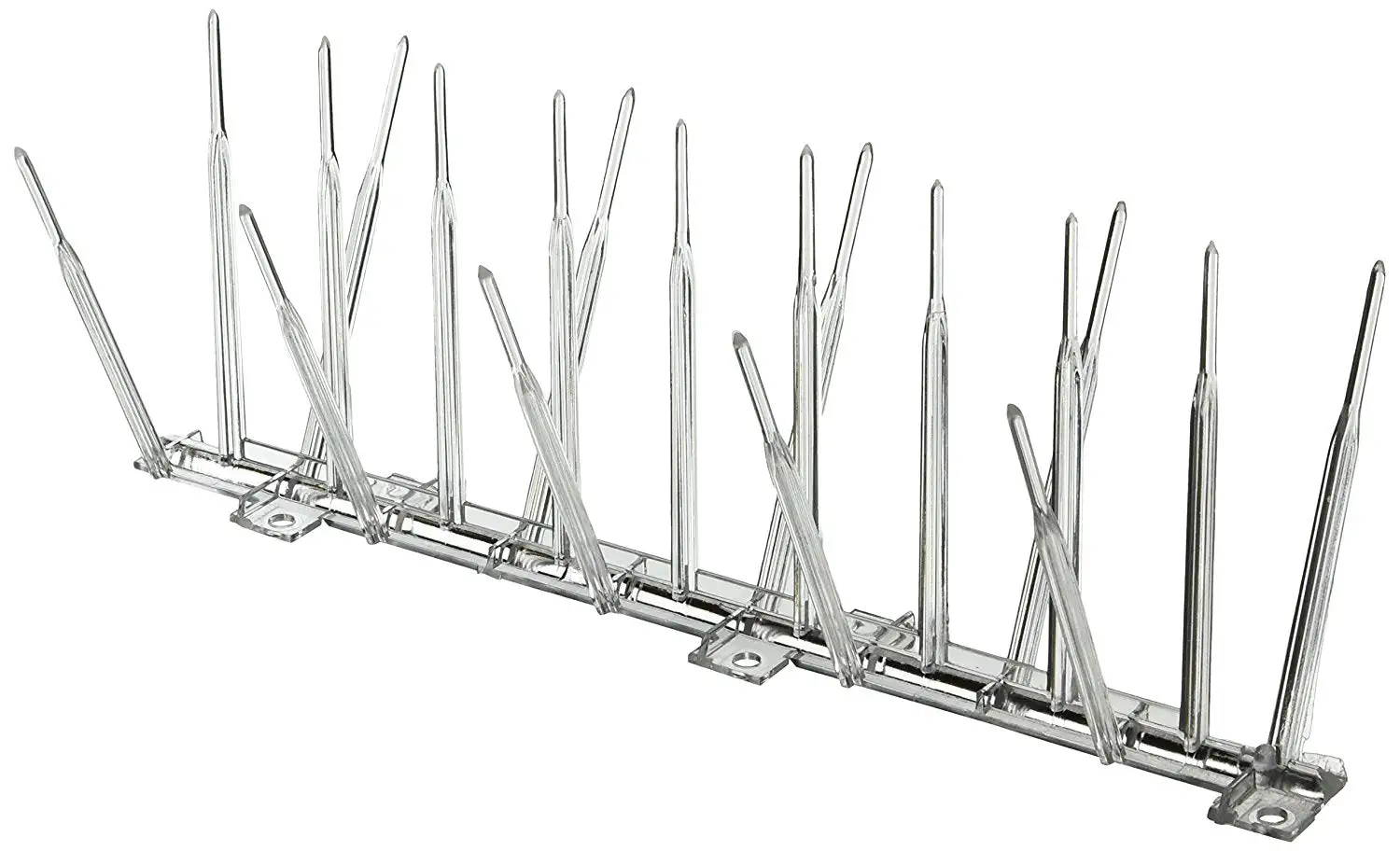 Bird-B-Gone MM2000-5/20 Plastic Bird Spikes Clear 5 x 20 ft Deterrent