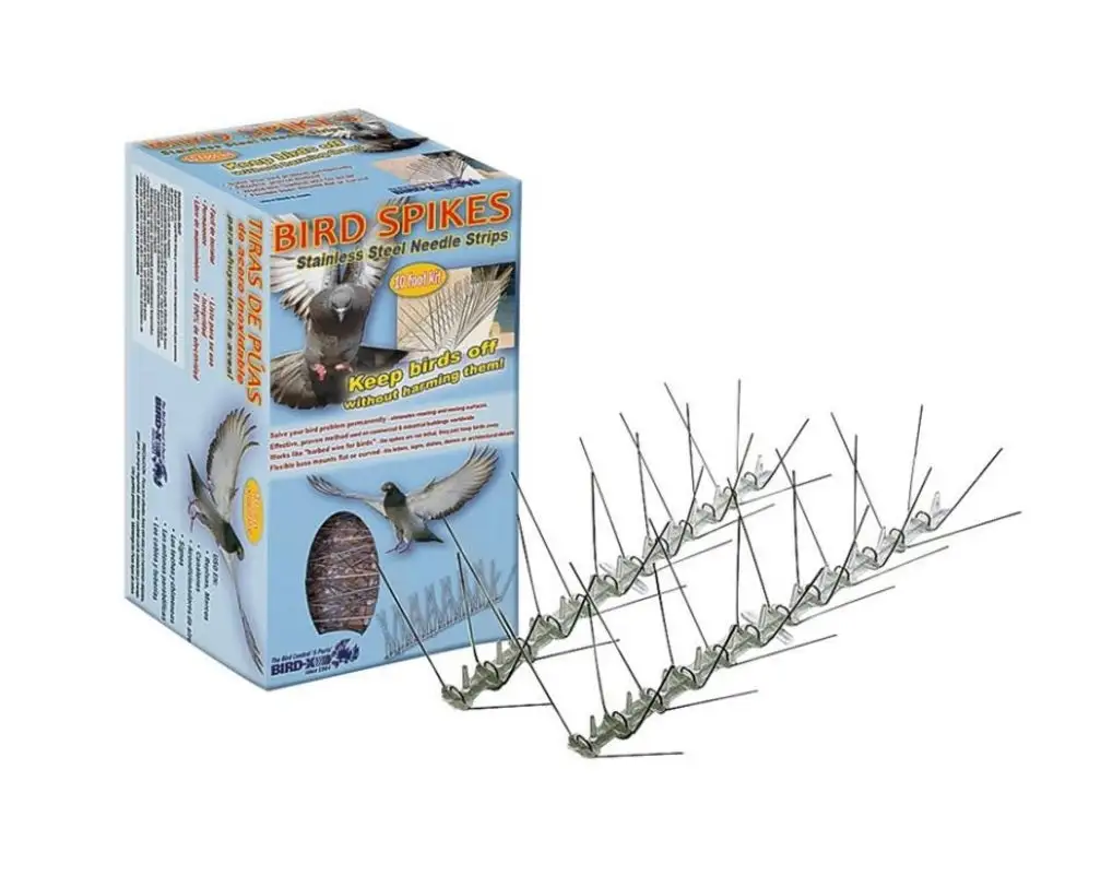 Bird-X STS-10 Bird Spikes Stainless Steel 10 ft Long Lasting Protection