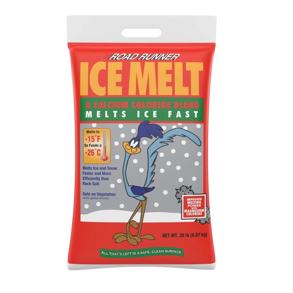 Road Runner Ice Melt Blend 20 lb - Pet Safe Ice Melter Sidewalks & Steps
