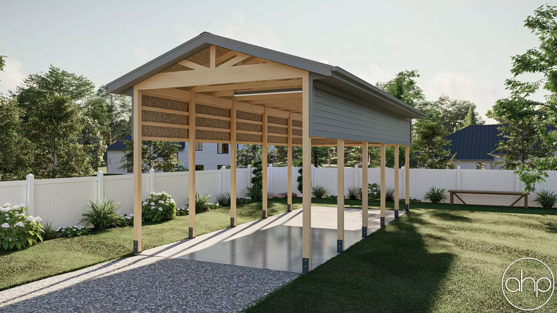 Advanced House Plans Builder Ready Blueprints Heartland 30379 Carport Plan Custom Builds