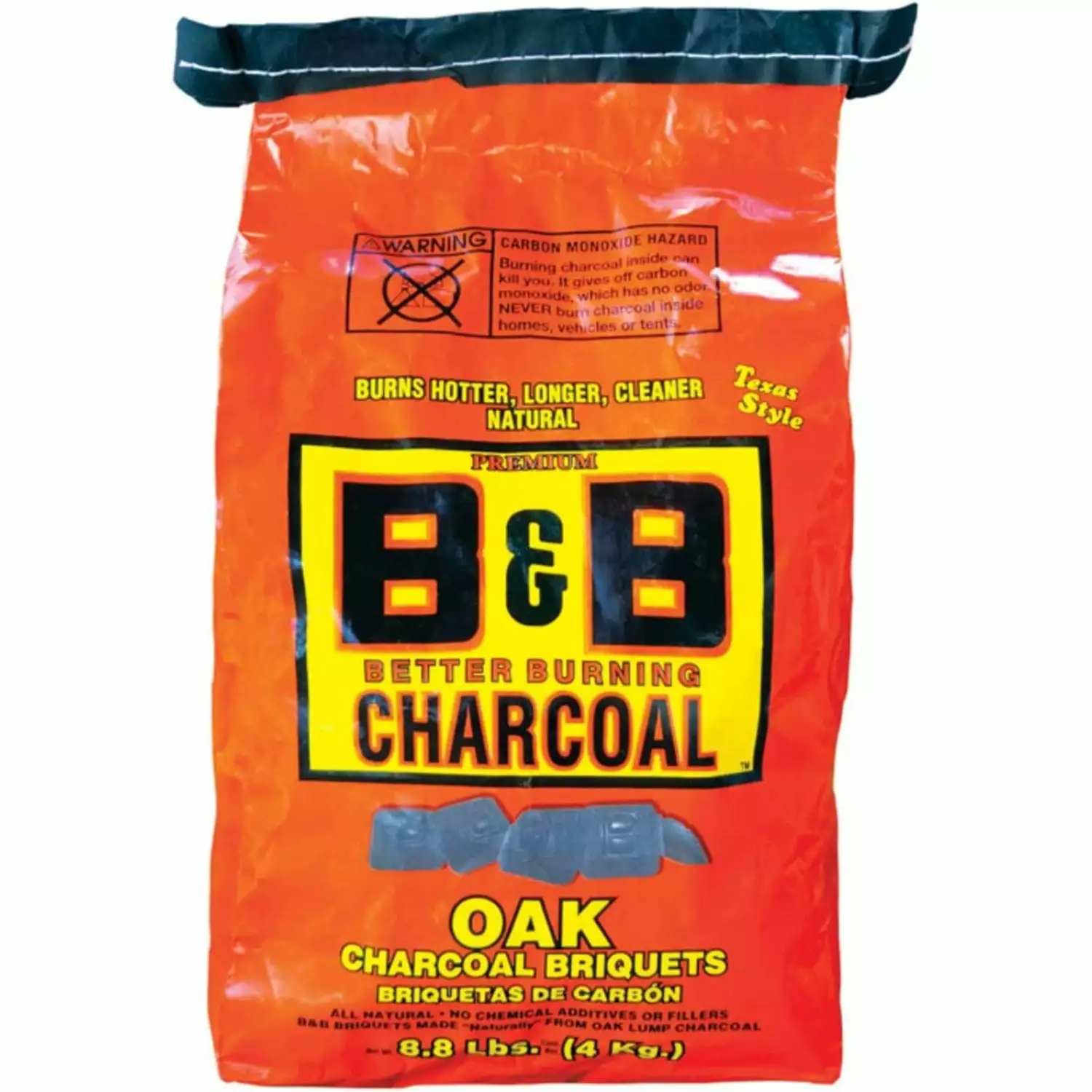 Xike 00073 Organic Oak PP Briquettes 8.8 Lbs Grilling and Smoking