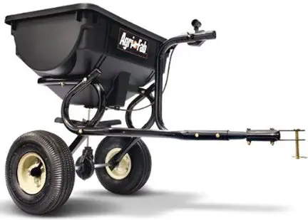 BROADCAST SPREADER TOW 85# CAP Lawn and Garden Fertilizing Agri-Fab