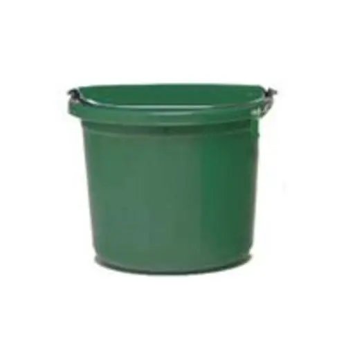 Fortex Fortiflex FB124GR 24 Qt Flat Side Green Bucket Industrial and Home Use