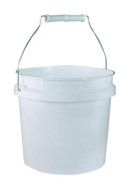 Leaktite White 1 Gallon Plastic Bucket Pack 24 Household and Industrial Use
