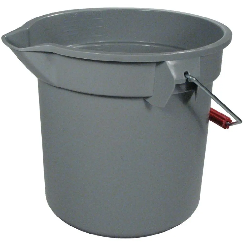 Rubbermaid Commercial 2614-00-GRAY 14 Qt Gray Brute Round Utility Bucket