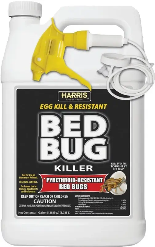 Harris BLKBB-128 Bed Bug Killer, Liquid, Spray Application, 128 oz | Electric Grid |