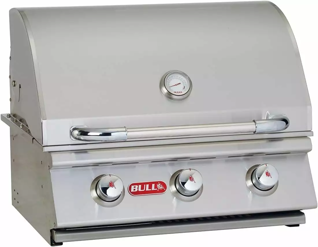 Bull Steer Premium 24-Inch 3-Burner Built- Grill Natural Gas BG-69009 Bull Outdoor Products