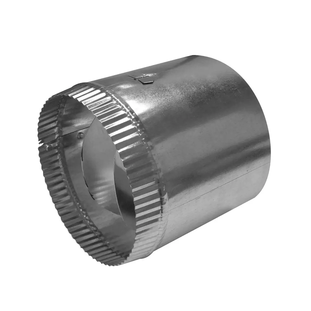 Butterfly Damper Galvanized Metal, 5"