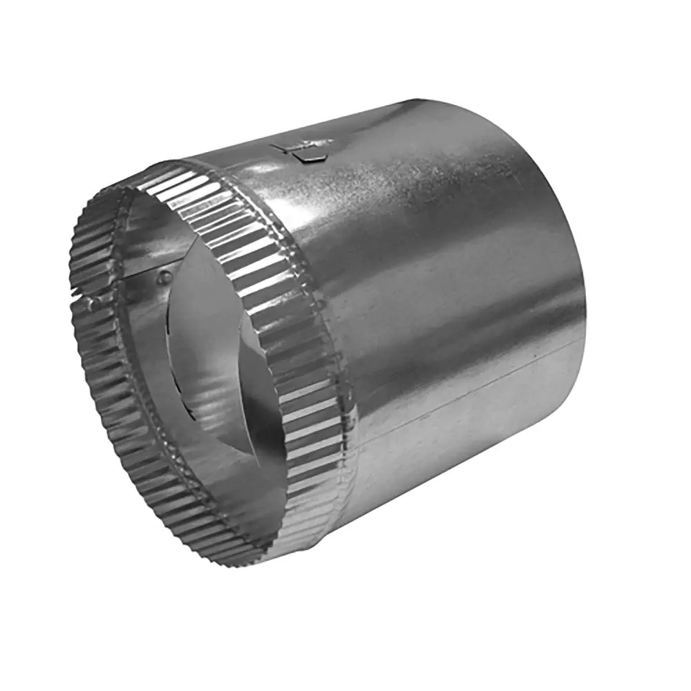 Butterfly Damper Galvanized Stainless, 4"