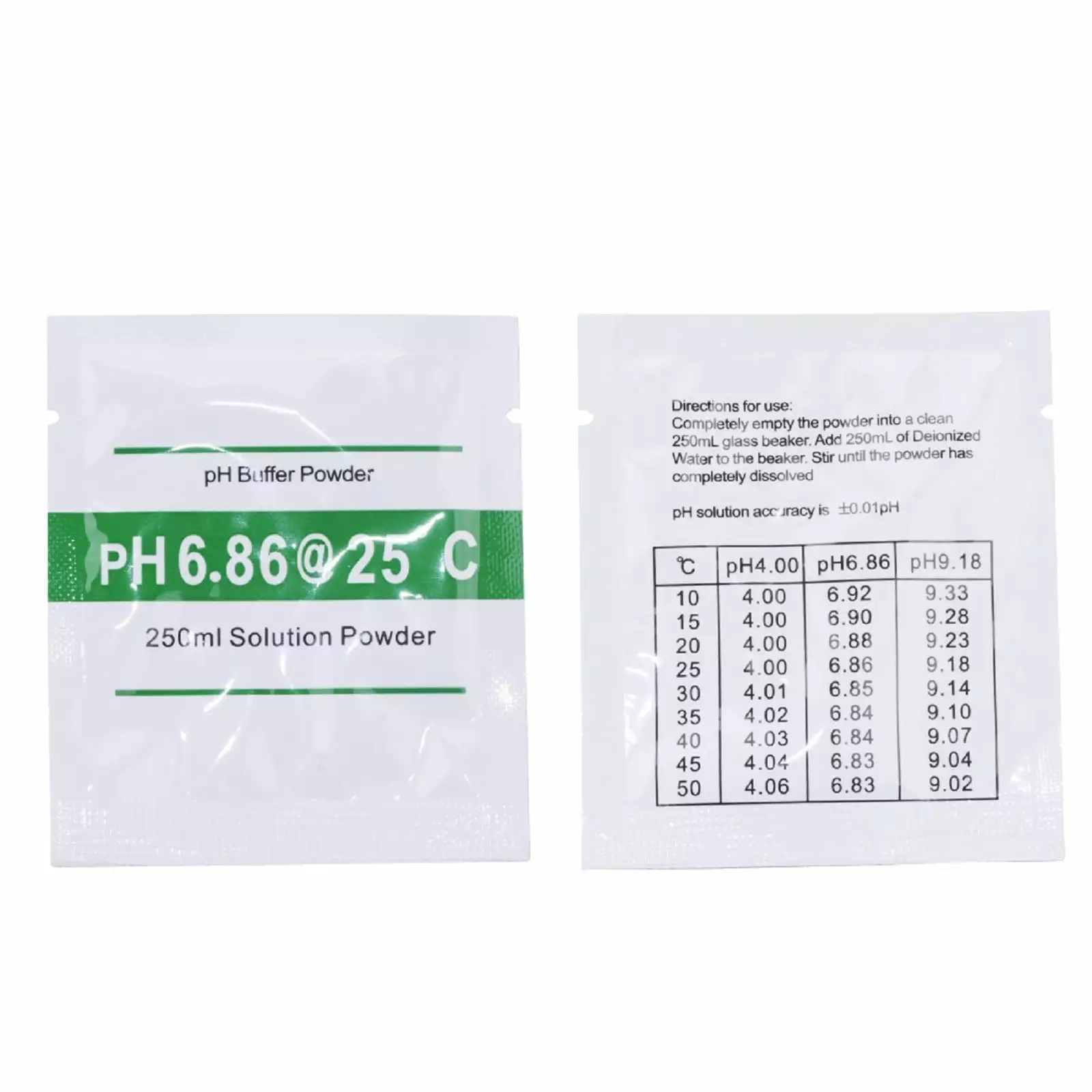 PH Calibration Powder Bag Buffer PH 6.86 Accurate PH Meter Calibration