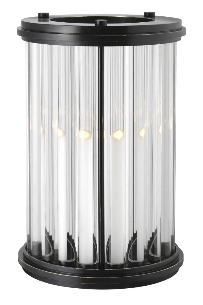 Eichholtz Ruhlmann Bronze Hurricane Large Decorative Candle Holder