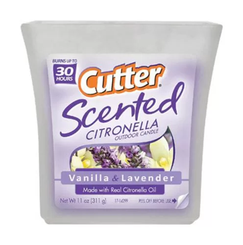 Cutter HG-96154 11 Oz Citronella Candle Outdoor Mosquito Repellent