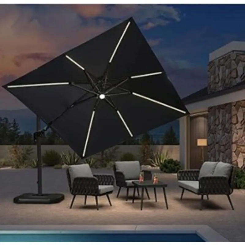 Crown Shade MS169-150DBG One Touch Canopy 13 Feet Outdoor Patio Shade