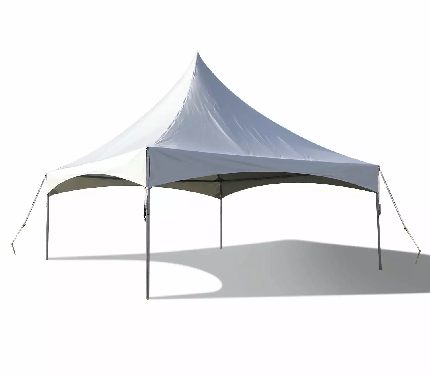 Party Tents Direct Weekender Outdoor High Peak Frame Canopy Tent White 20x20 ft