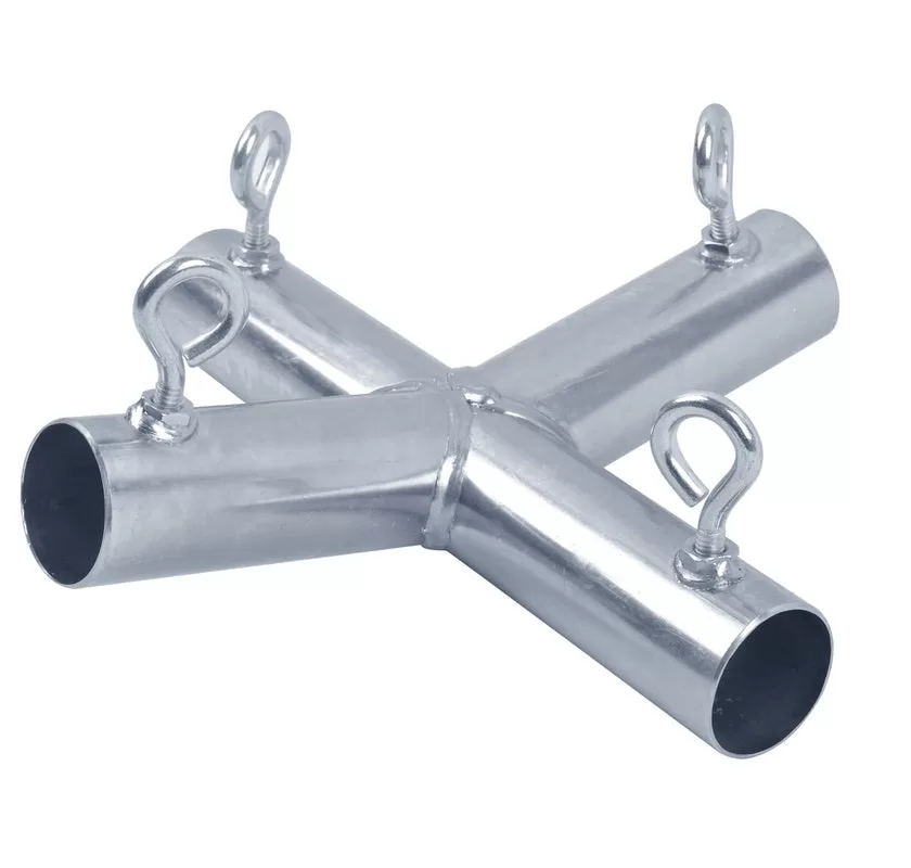 AHC 7402225 P4L Peak Top Canopy Fitting 1-1/2 Inch Silver Canopy Accessory