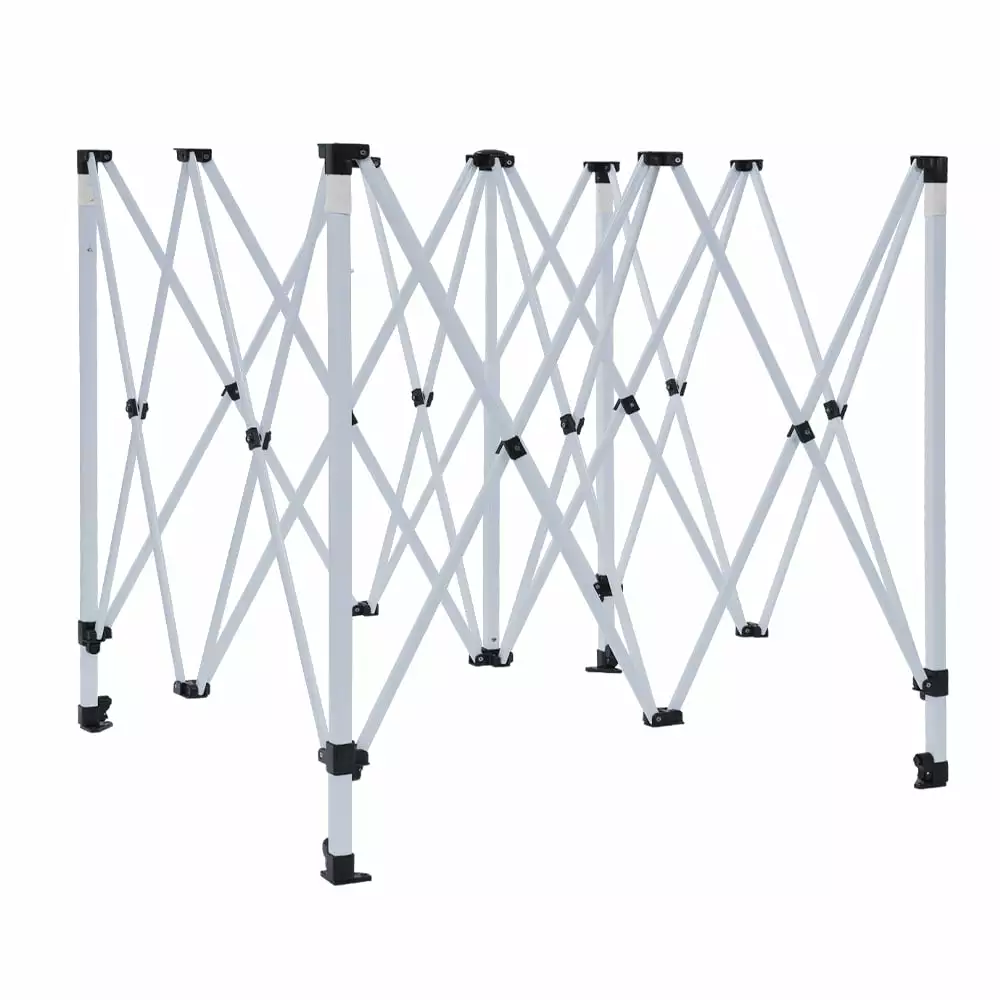 Vispronet 10x10 Canopy Tent Frame Adjustable Steel Frame 7.2ft Clearance Height