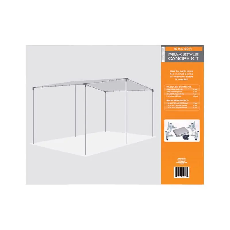 AHC 10x20 Foot Heavy Duty Silver Polyethylene Canopy Tarp