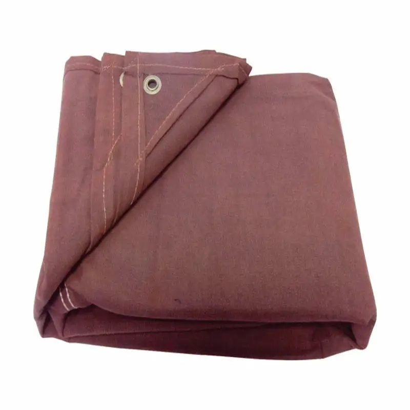 King Tarpaulin 8 ft W X 10 ft L Heavy Duty Canvas Tarpaulin Brown