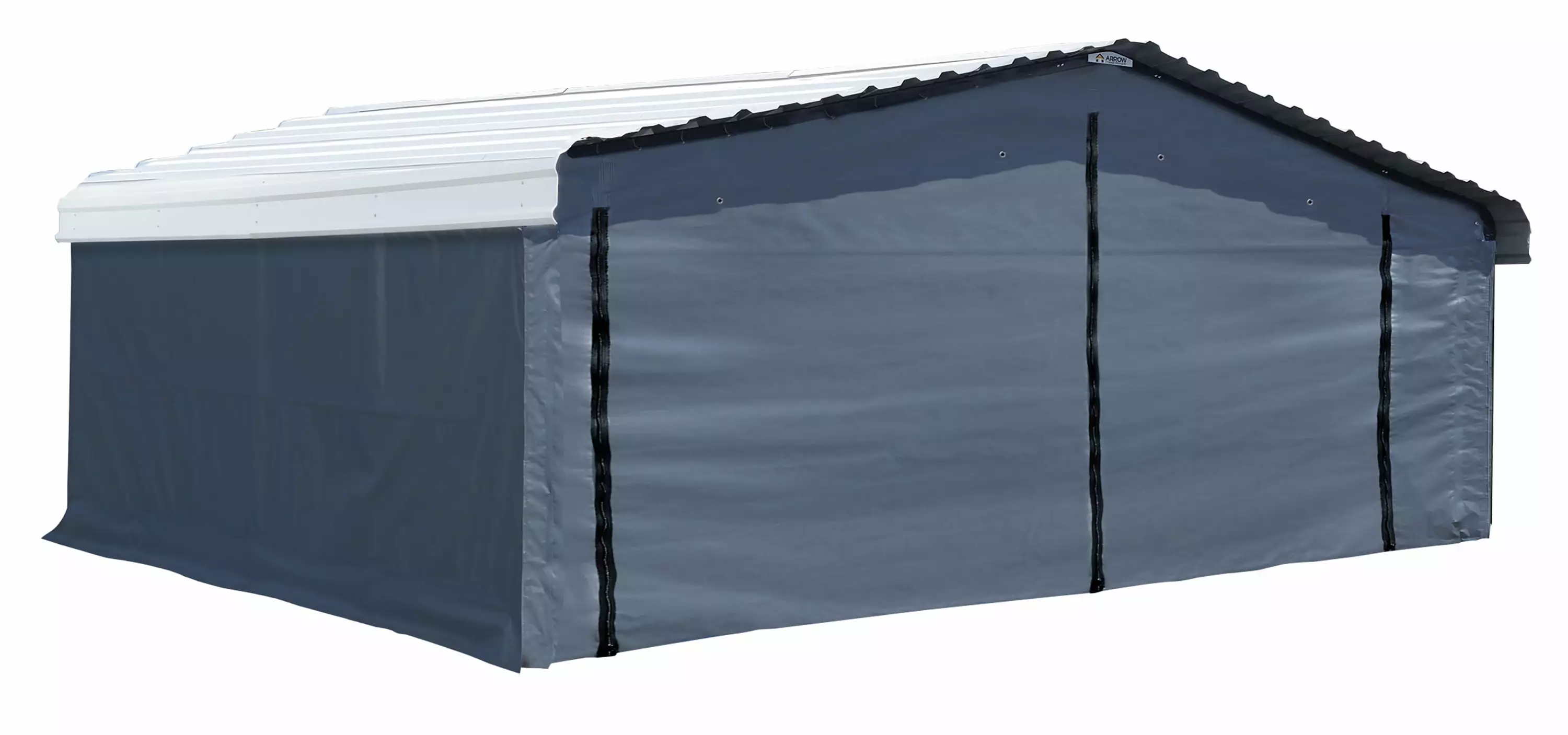 ShelterLogic 10183 Arrow Carport Enclosure Kit 20 x 20 ft Outdoor Carport Canopy Kit Carport not Included