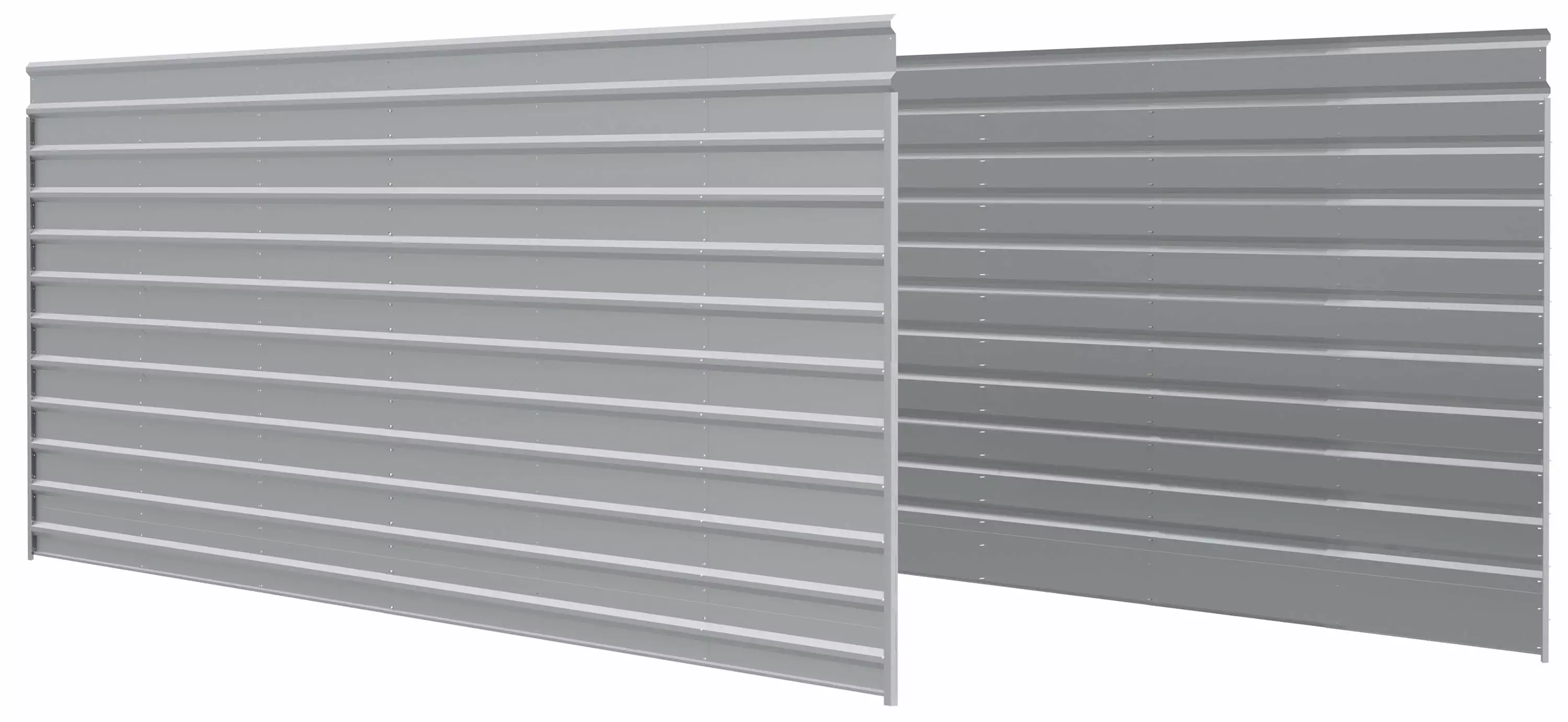 Arrow 29x9 Eggshell Two Sided Steel Carport Enclosure Vehicle Protection