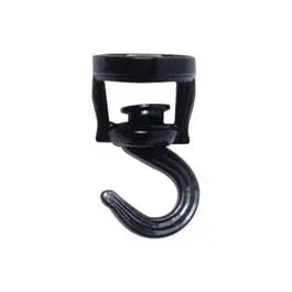 Ceiling Plant Hook Swivel Black 360 Degree Rotating Hook Green Thumb