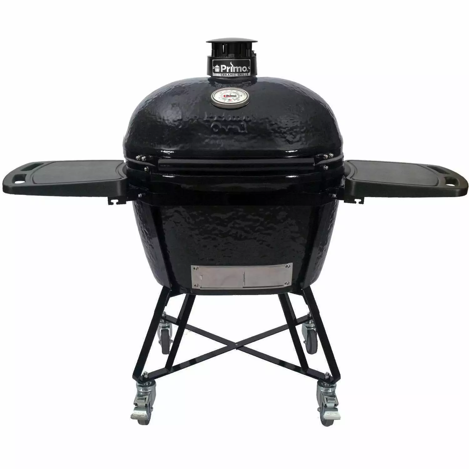 Primo All--One Oval XL 400 Ceramic Kamado Grill Cradle and Side Shelves