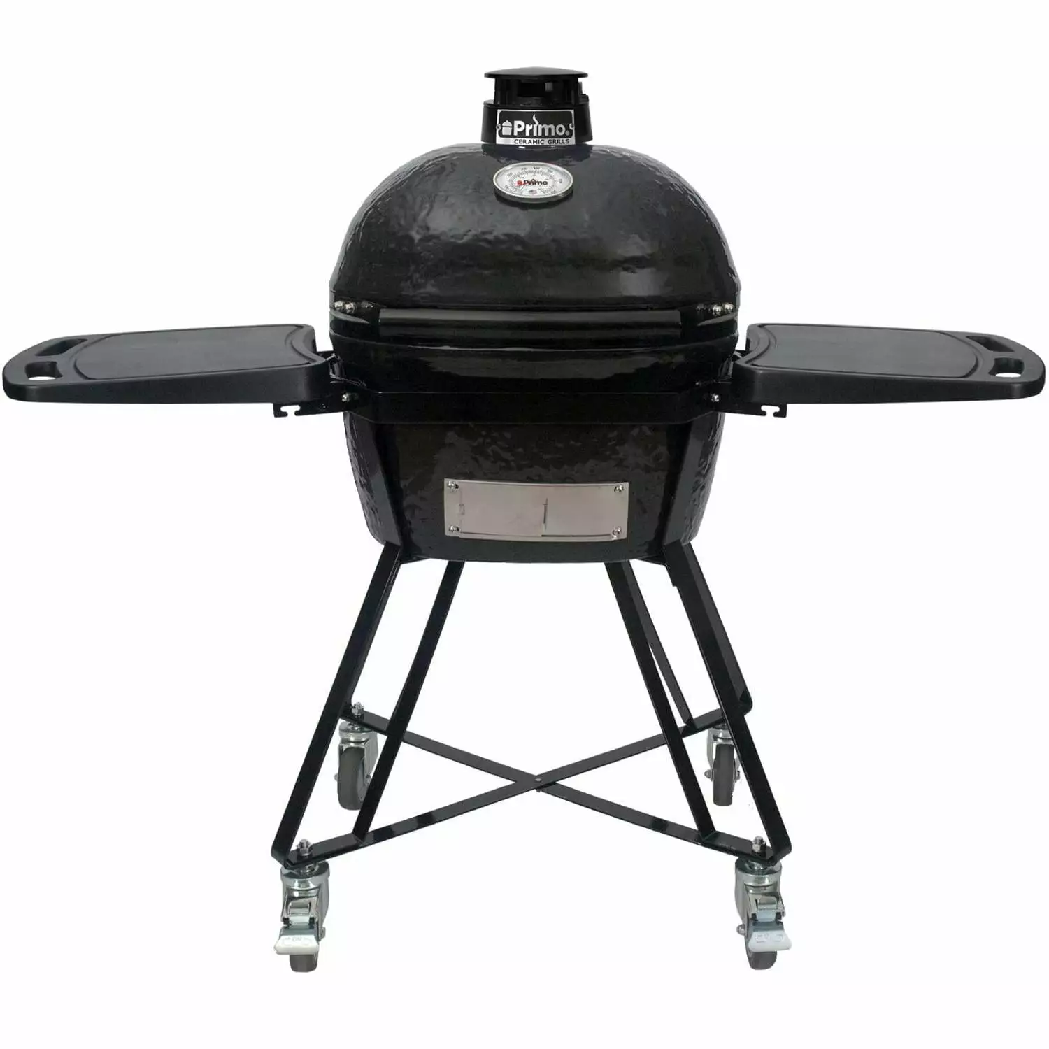 Primo All--One Oval Junior 200 Ceramic Kamado Grill Cradle and Side Shelves
