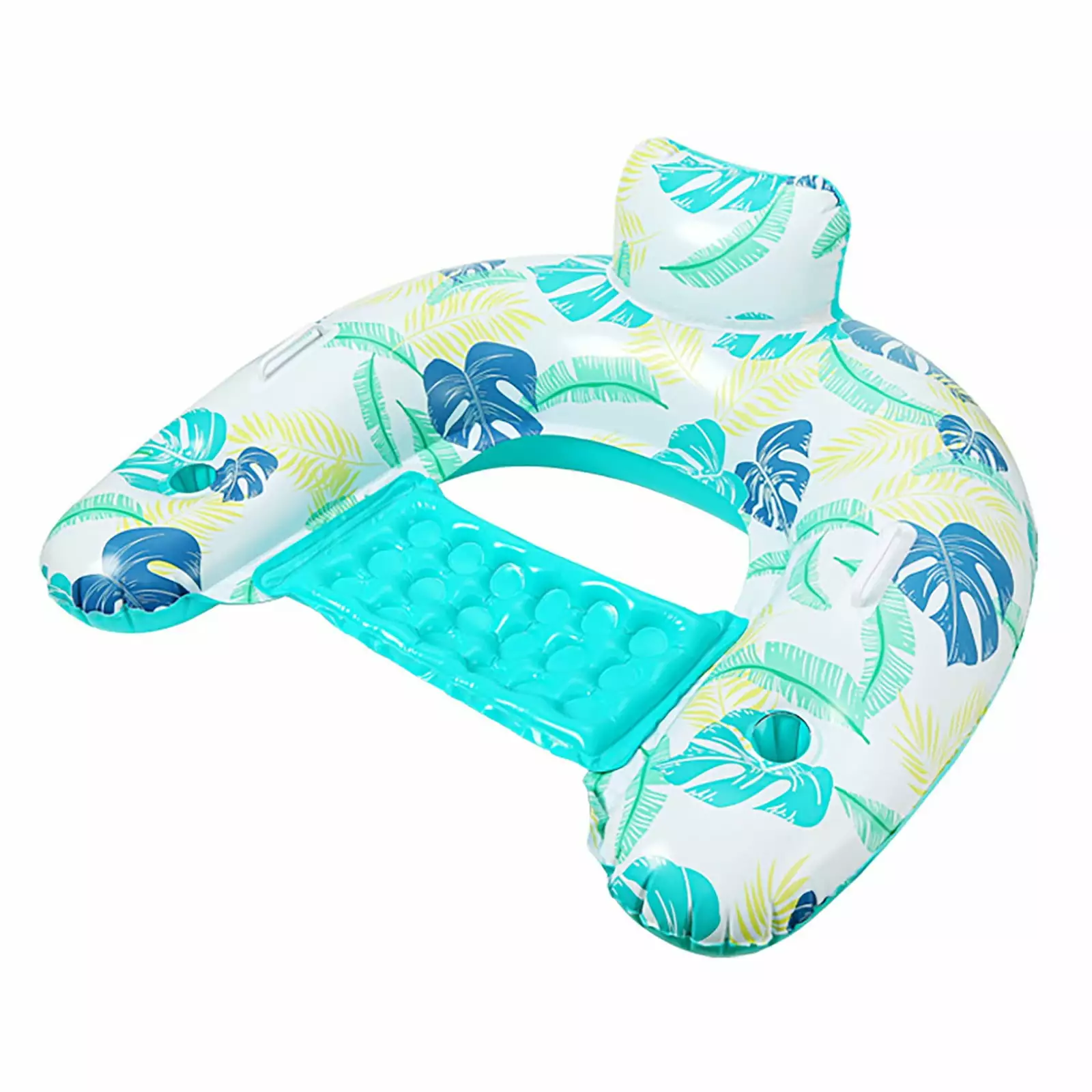 Musatteng Bride Inflatable Pool Float Chairs Cup Holders and Handles