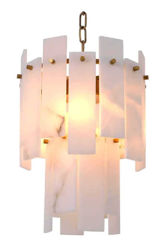 Alabaster Sheet Chandelier Eichholtz Acevedo Contemporary Home Lighting
