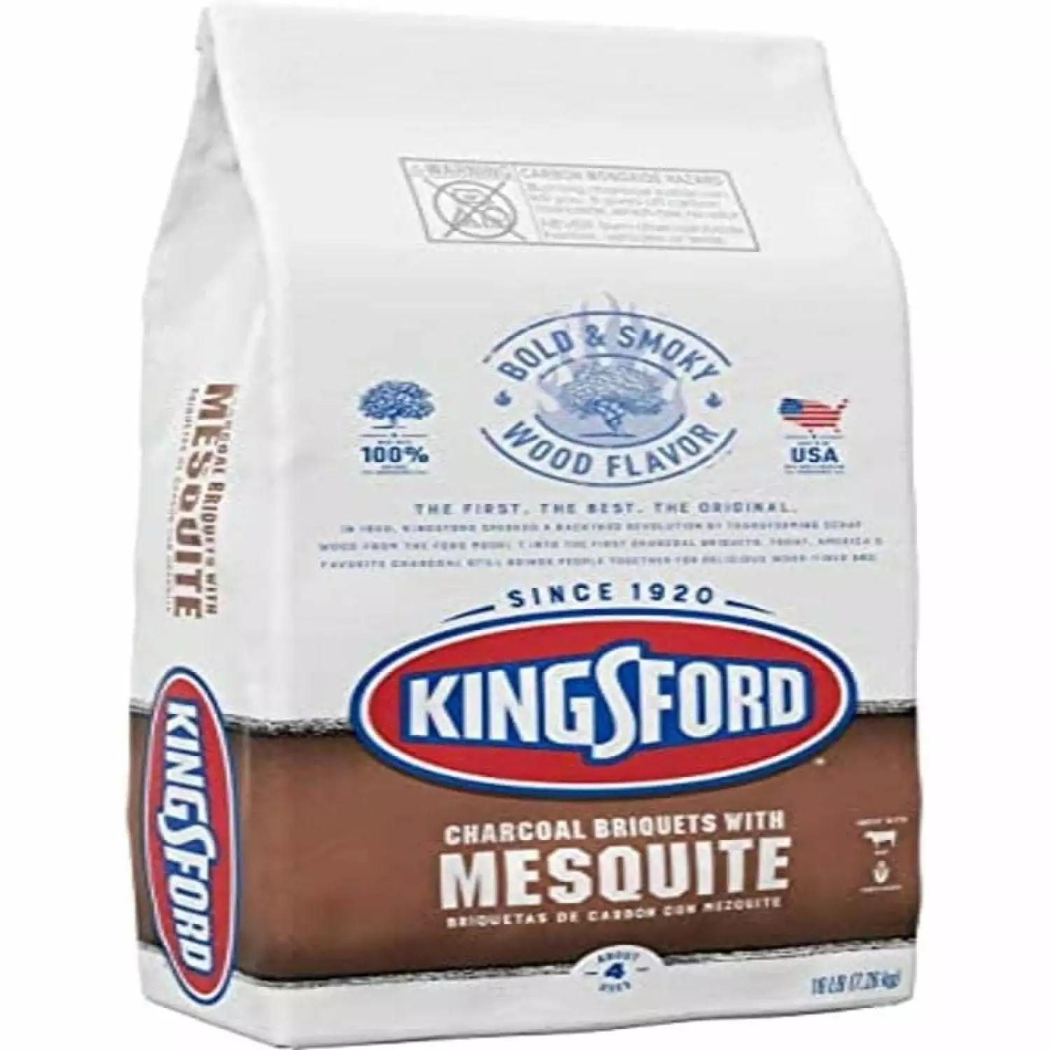 Kingsford Original Charcoal Briquettes Mesquite BBQ Charcoal Grilling 16 Pounds Qizong