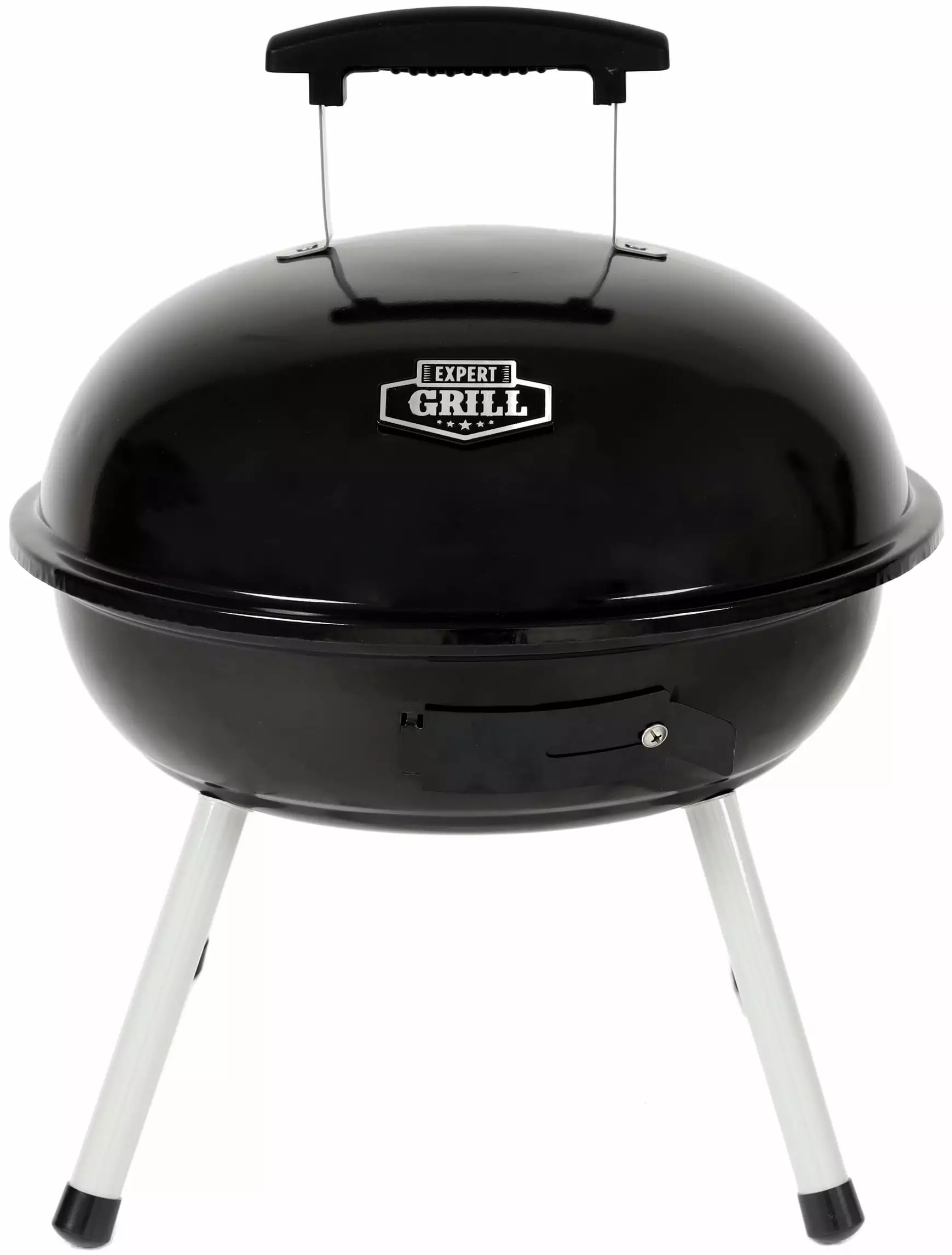 Expert Grill 14.5'' Travel-friendly Charcoal Grill Black Compact Design