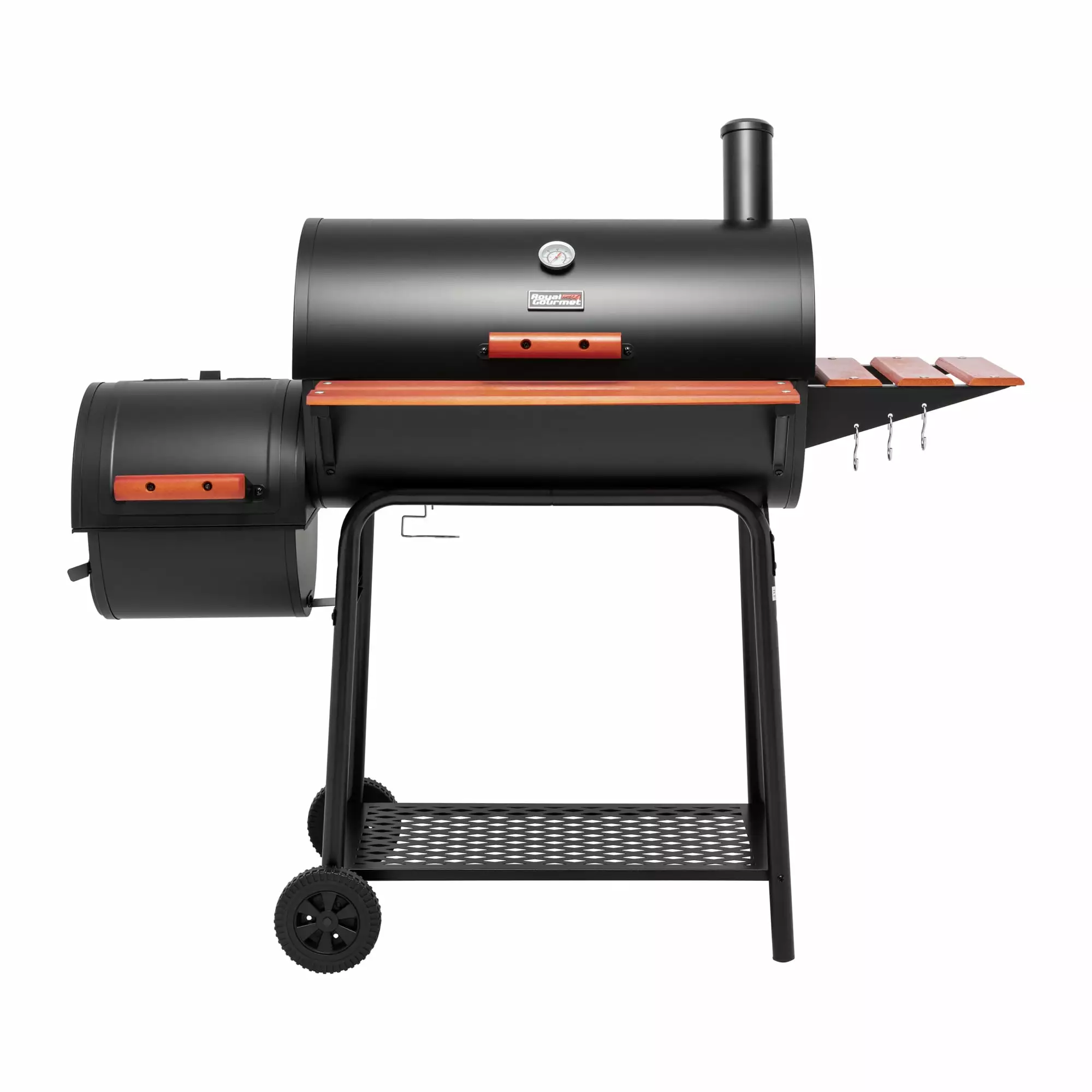 Royal Gourmet 30 Inch Barrel Charcoal Grill Offset Smoker Outdoor Cooking